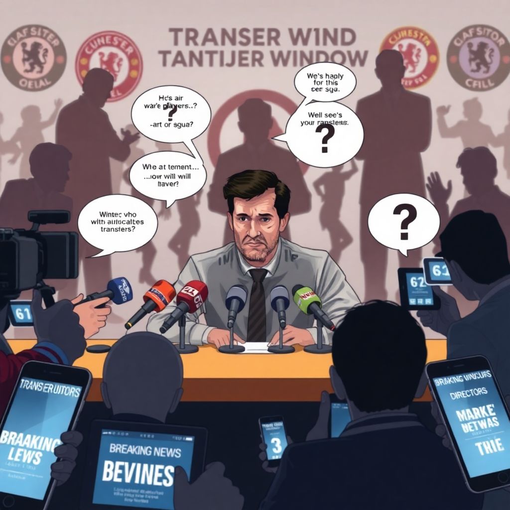 Как тренеры отвечают на вопросы о будущих трансферах в своих клубах