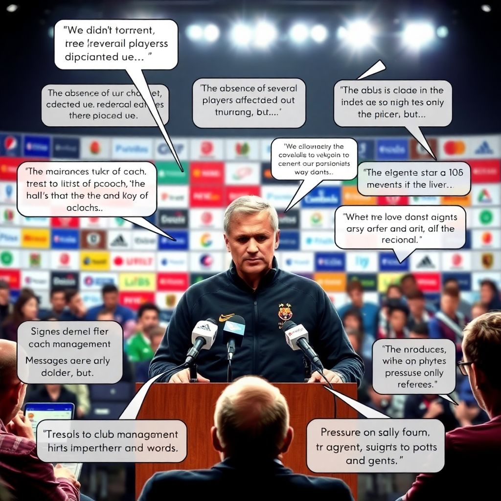 Ключевые фразы тренеров на пресс‑конференциях: что скрывают их слова
