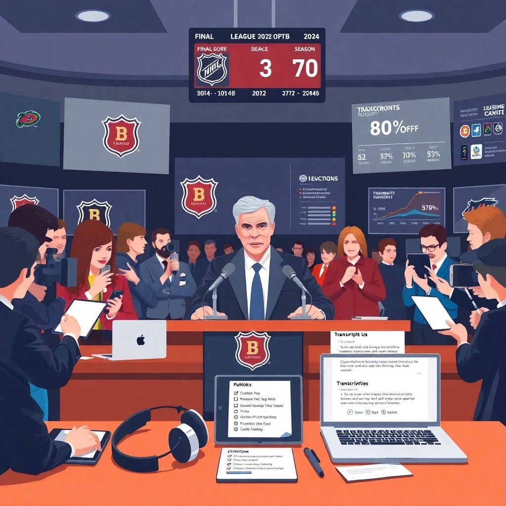 Расшифровки пресс-конференций по хоккею: примеры, разбор и полезные советы