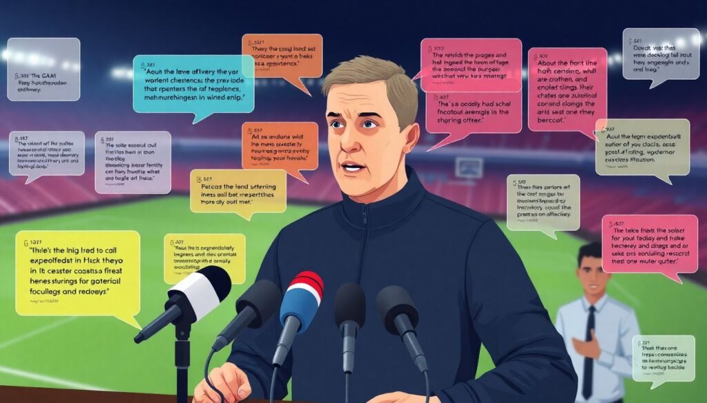 Как слепить образ команды по комментариям главного тренера - иллюстрация