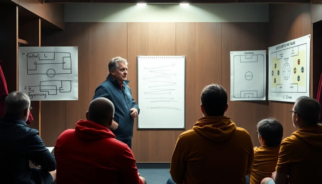 Какие фразы тренеров помогают прогнозировать стиль игры на следующий матч - иллюстрация