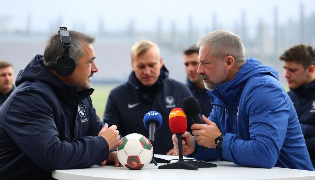 Как тренеры реагируют на критику после поражения - иллюстрация