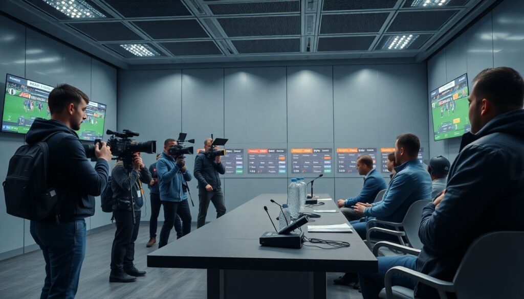 График публикаций пресс-конференций: когда выходят комментарии после матча - иллюстрация