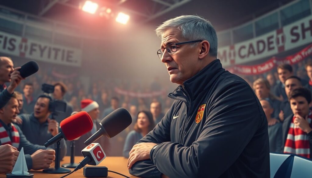 Как тренеры реагируют на критику после спорных матчей - иллюстрация