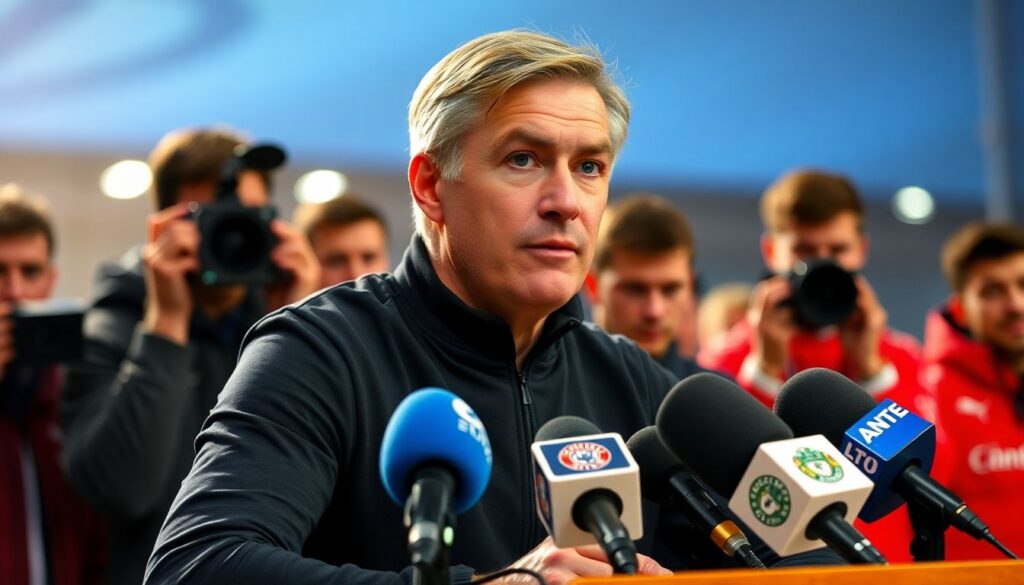 Какие фразы не стоит использовать главному тренеру во время пресс-конференции - иллюстрация