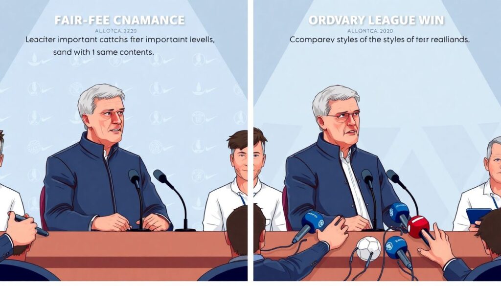 Как сравнить пресс-конференции разных тренеров по стилю ответов - иллюстрация