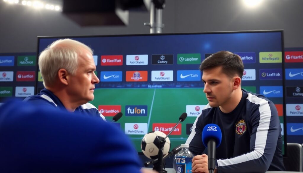 Какие детали подготовки к матчу раскрываются на пресс-конференции - иллюстрация