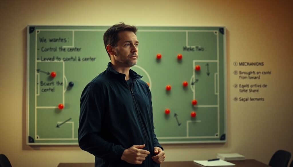 Как тренеры объясняют изменения в тактике через пресс-конференцию - иллюстрация