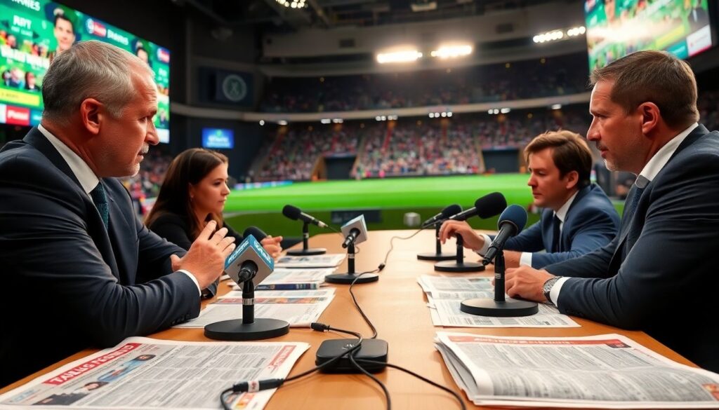 Какие технические подробности нередко упоминают тренеры на пресс-конференциях - иллюстрация