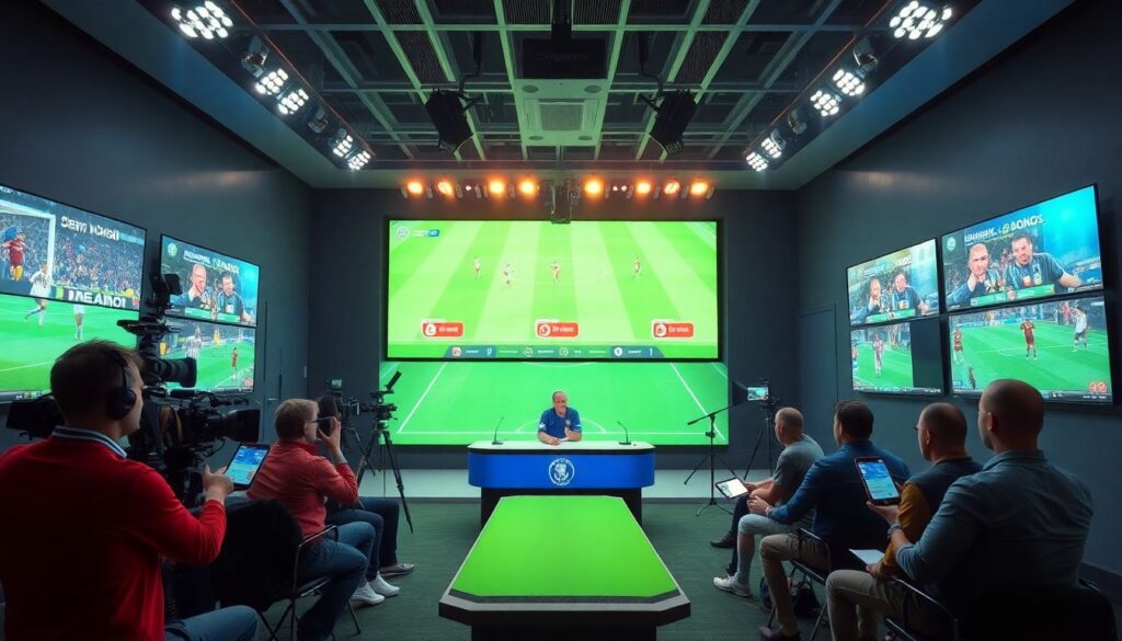 Каково место пресс-конференций в современном спортивном медиа - иллюстрация