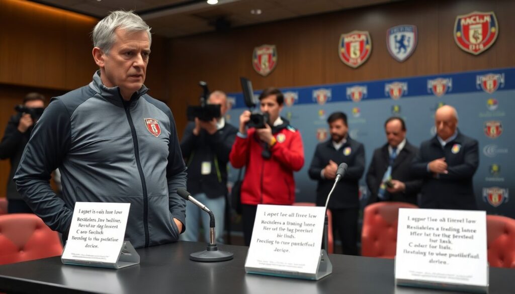 Как тренеры реагируют на критику после спорных матчей - иллюстрация